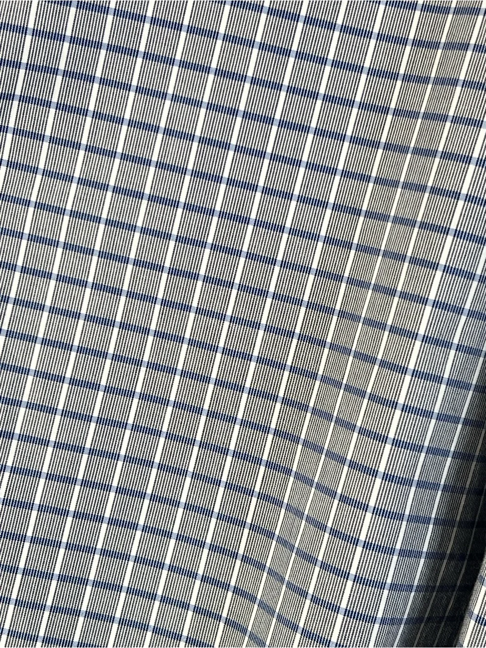 Michael Kors Men’s XL Blue Plaid Business Button up Dress Shirt